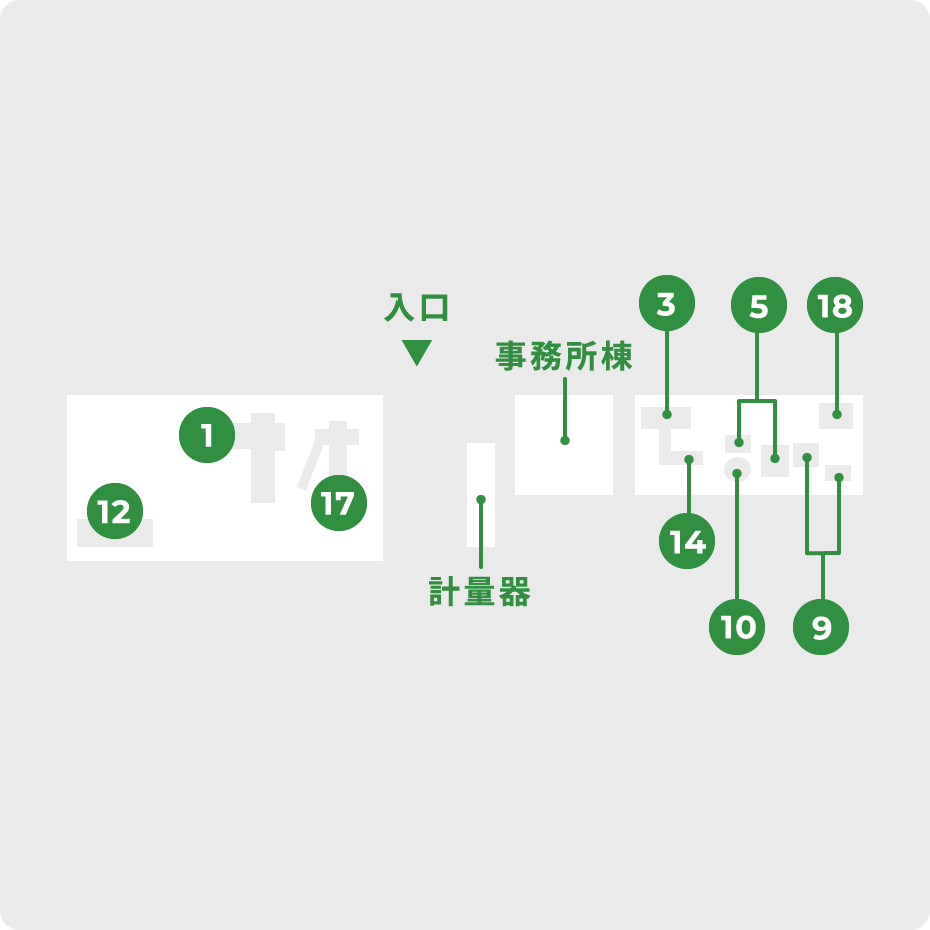 鹿児島支店見取り図