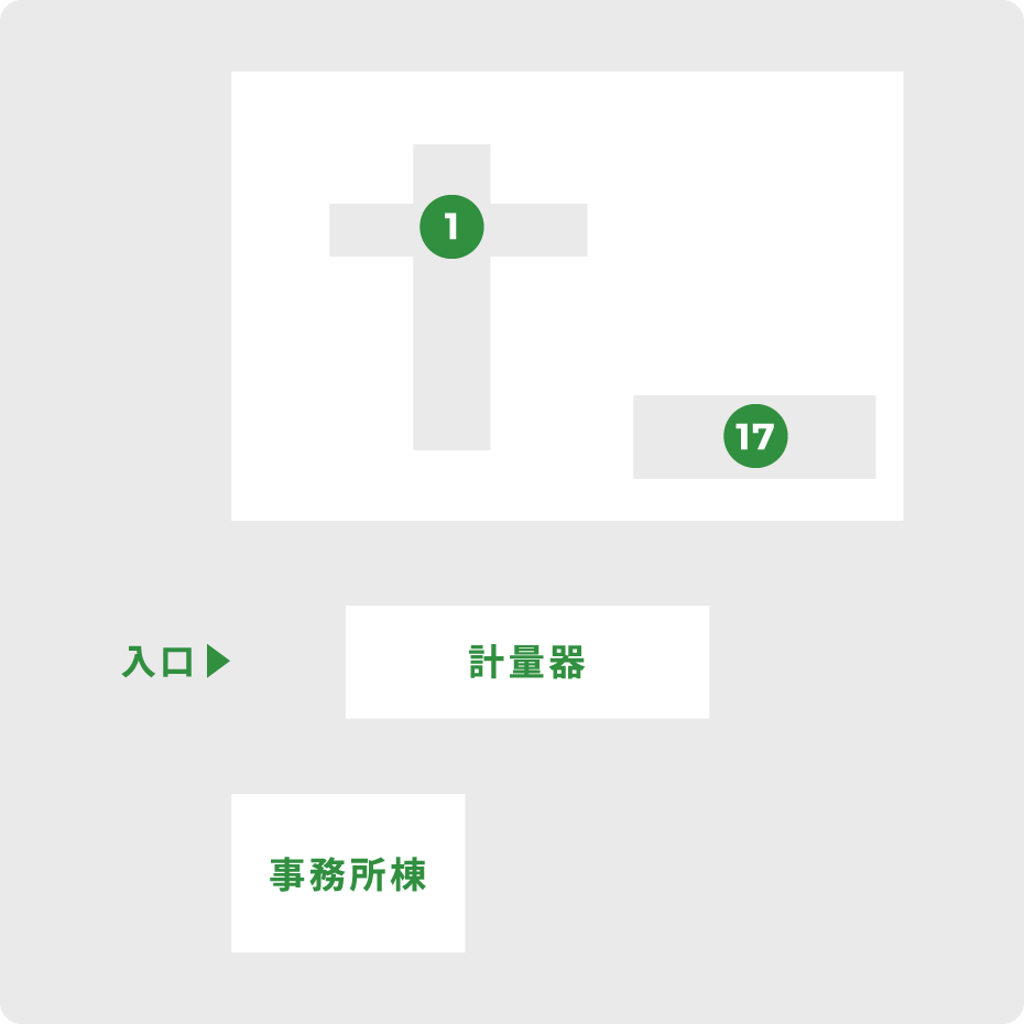 肝属地区資源リサイクルセンター見取り図